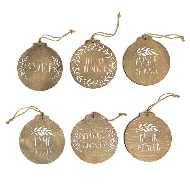 Names of Christ Advent Ornament Set