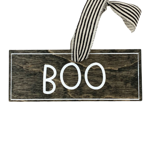 Boo Sign Ornament