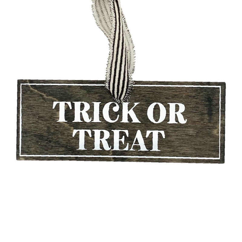 Trick or Treat Sign Ornament