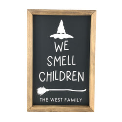 Personalized We Smell Children <br>Framed Saying