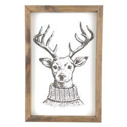 Vintage Reindeer <br>Framed Print