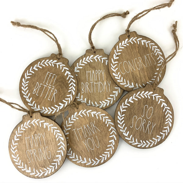 Round Gift Tags