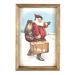 *SALE!* Traveling Santa <br>Framed Print