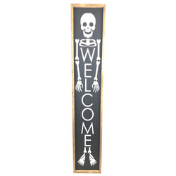 Skeleton Welcome <br>Porch Board