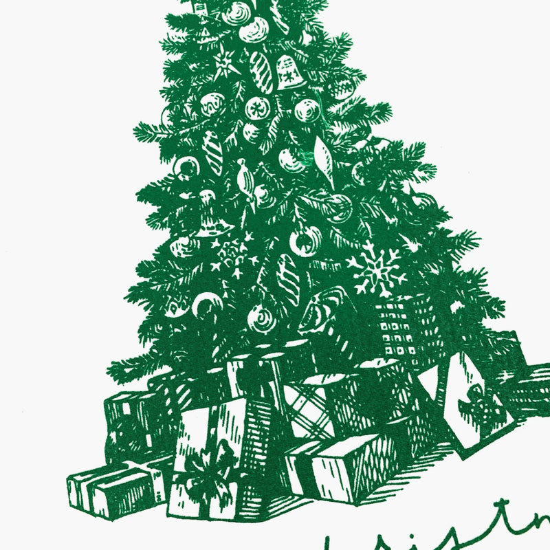 Merry Christmas Tree <br>Dish Towel
