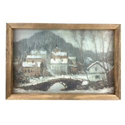 Winter Village <br>Framed Art